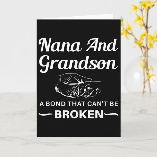 Nana And Grandson A Bond That Can't Be Broken  カード (黄色い花)
