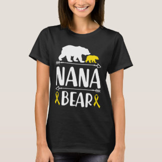 Nana Bear小児癌認識度おばあちゃんのA Tシャツ