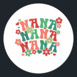 Nana Christmasスタンプ ラウンドシール<br><div class="desc">Nana Christmasスタンプ</div>