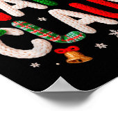 Nana Claus Santa Claus Crochet &amp; Knitting Love ポスター (角)