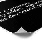 Nana Definition Funny Mom Mothers Day ポスター (角)