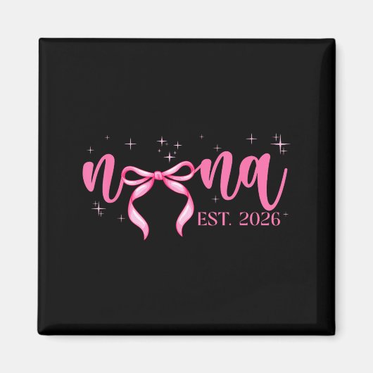 Nana Est 2026 コケットボウ ママベビー 妊娠発表 マグネット (正面)