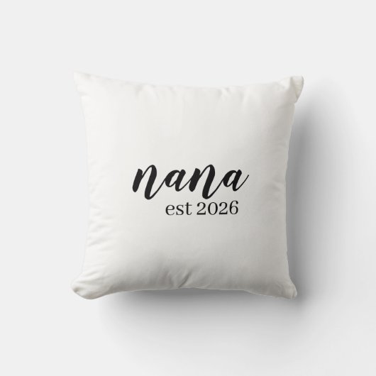 Nana est 2026 Personalized Throw Pillow クッション (正面)