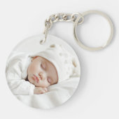 Nana Est year手書きスクリプトとハート写真 キーホルダー (裏面)