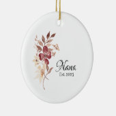 Nana Est. Year – New Grandma Milestone セラミックオーナメント (右)