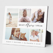 Nana Everの最高の家族写真コラージュへの贈り物 フォトプラーク (側面)