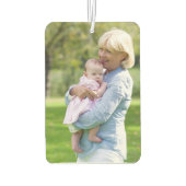 Nana Ever最高のに投票 – カスタム年 – 写真2枚 カーエアーフレッシュナー (裏面)