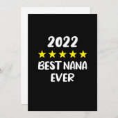 Nana Ever 最高の Mothers Day 2022 5スター評価 セーブザデート (正面/裏面)