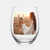 Nana Ever 最高の Photo Stemless Wine Glass ステムなしワイングラス (裏面)