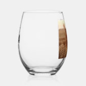 Nana Ever 最高の Photo Stemless Wine Glass ステムなしワイングラス (左)