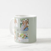 Nana Ever 4最高のまたは8写真コラージグリーンマグカップ コーヒーマグカップ (正面左)