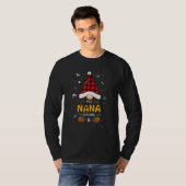 Nana Gnome Xmas Matching Family Christmas Pajama Tシャツ (正面フル)
