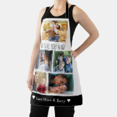 Nana Grandkids大好き5写真白黒 エプロン (インサイチュ)