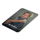 Nana I love Youの写真エレガント マグネット (左側)