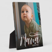 Nana I Love Youタイポグラフィ写真 フォトプラーク (側面)