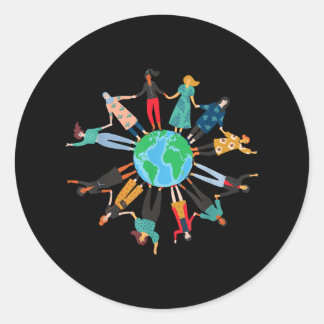 Nana Leopard For Womenおばあちゃんの母の日キリスト ラウンドシール