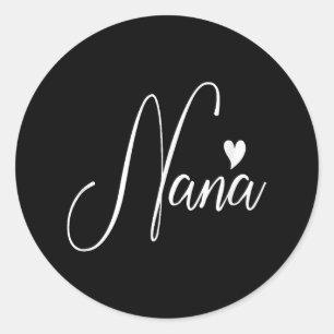 Nana Leopard For Womenおばあちゃんの母の日キリスト ラウンドシール