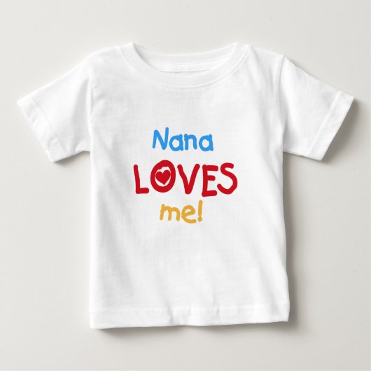 Nana Loves Me ベビーTシャツ (正面)