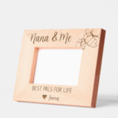 Nana & Me – 孫最高のの人生の仲間 レーザー彫刻フレーム (左)