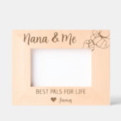 Nana & Me – 孫最高のの人生の仲間 レーザー彫刻フレーム (正面)