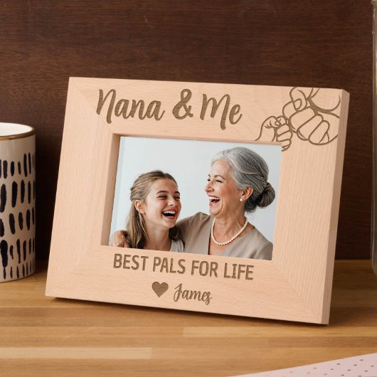 Nana & Me – 孫最高のの人生の仲間 レーザー彫刻フレーム