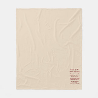 Nana & Me Cudle毛布 フリースブランケット