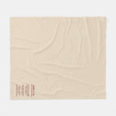 Nana & Me Cudle毛布 フリースブランケット (正面(横))