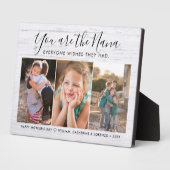 Nana Mother's Day孫フォトコラージュ フォトプラーク (側面)