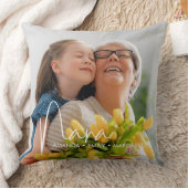 Nana Mothers day Text Overlay Script Chic クッション (ブランケット)