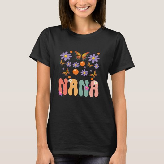 Nana Mother's Day Wildflowerフローラfor Women Tシャツ (正面)