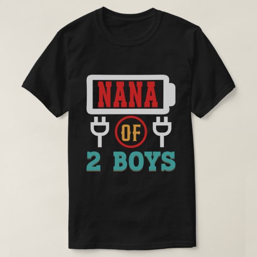 NANA Of 2 Boys Battery Fanteers Day Tシャツ (デザイン正面)