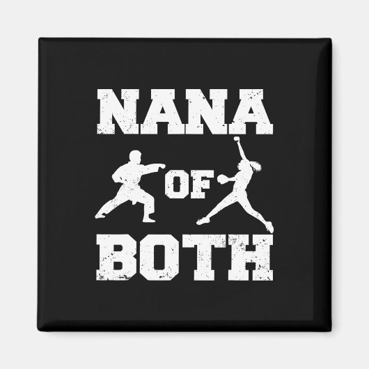 Nana Of Both Funny Softll And Karate Nana  マグネット (正面)