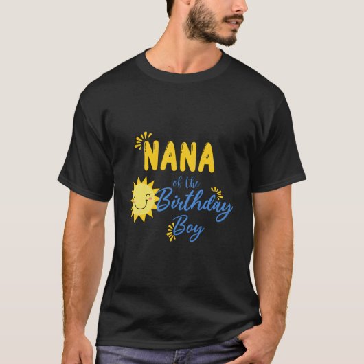 Nana Of Sunshine 1St Birthday Sunshine Boy Birthda Tシャツ (正面)