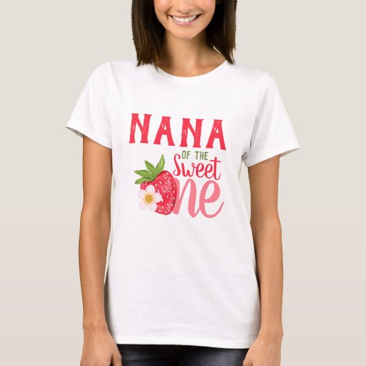 Nana of Sweet One Strawberry 1st birthdayパーティー Tシャツ (正面)