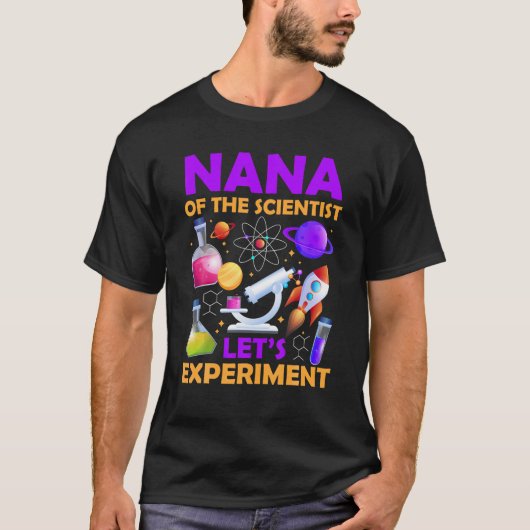 Nana of the Scientist誕生日・サイエンティストLet S Exp Tシャツ (正面)