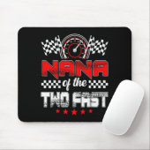 Nana Of The Two Fast Second Birthday Racing Car Fa マウスパッド (マウス)