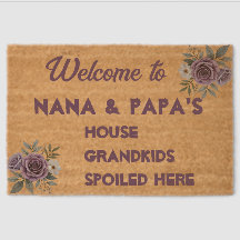 Nana & Papa's Houseへようこそパーソナライズされた- Boho