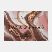 Nana & Papa's House Doormatへようこそ ドアマット (正面)