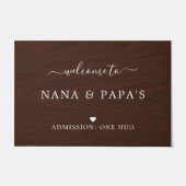 Nana & Papa's House Doormatへようこそ ドアマット (正面)
