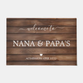 Nana & Papa's House Doormatへようこそ ドアマット (正面)