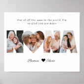 Nana Photo Collage Grandma Keepsake from Grandkids ポスター (正面)