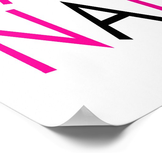 Nana Poster(ピンク) ポスター (角)