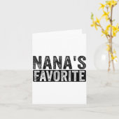 Nana’s Favorite Cute Family Granhild Quote Proud G カード (黄色い花)