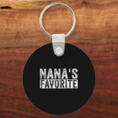 Nana’s Favorite Cute Family Granhild Quote Proud G キーホルダー (正面)