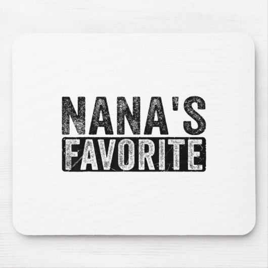 Nana’s Favorite Cute Family Granhild Quote Proud G マウスパッド (正面)