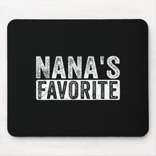 Nana’s Favorite Cute Family Granhild Quote Proud G マウスパッド (正面)