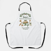 Nana’s Holly Kitchen — Cookies Holiday エプロン (正面)