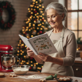 Nana’s Holly Kitchen — Personalized Holiday Recipe ノートブック