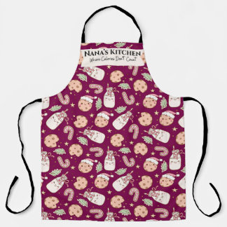 Nana’s Kitchen Apron – Funny Grandmother エプロン