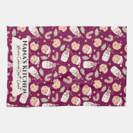 Nana’s Kitchen , Funny Grandmother  キッチンタオル